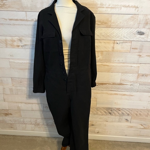 NWT Madewell size M signature Coverall jumpsuit in black - Picture 7 of 13